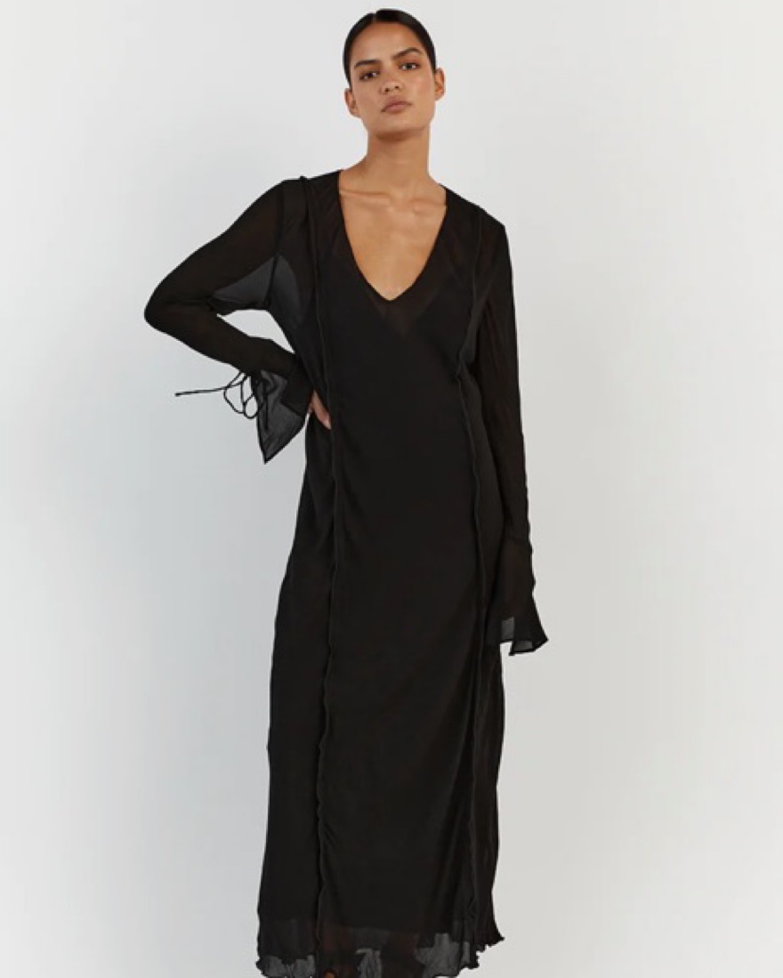 DISSH Bowie Black Sheer Dress by Dissh - Pickle