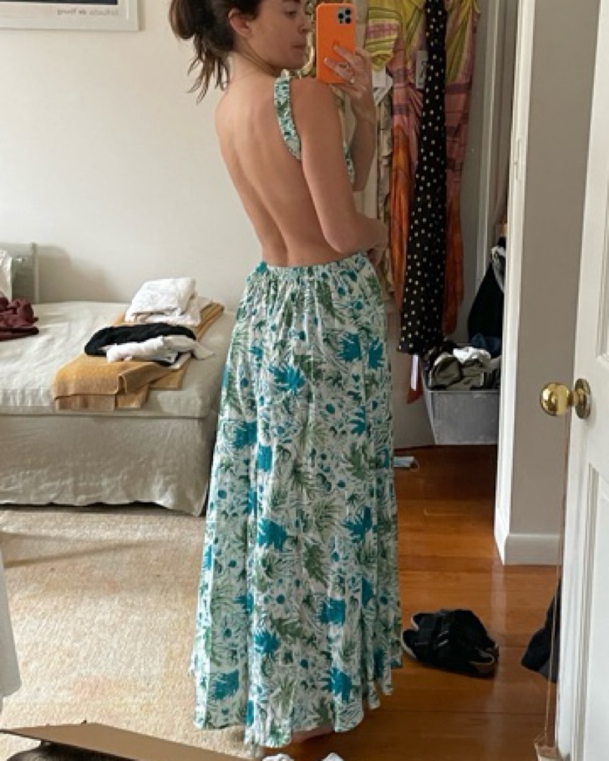 Cult Gaia Floral Cutout Maxi Dress by Cult Gaia - Pickle