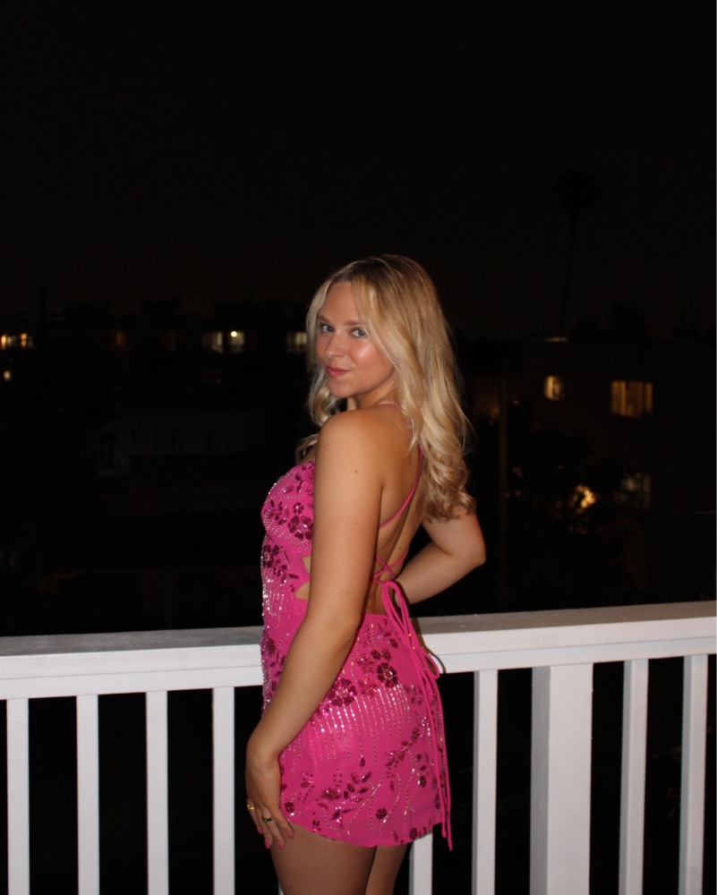 knee length dresses for ladies Vietta Sequin Cami Maxi Dress main image 0