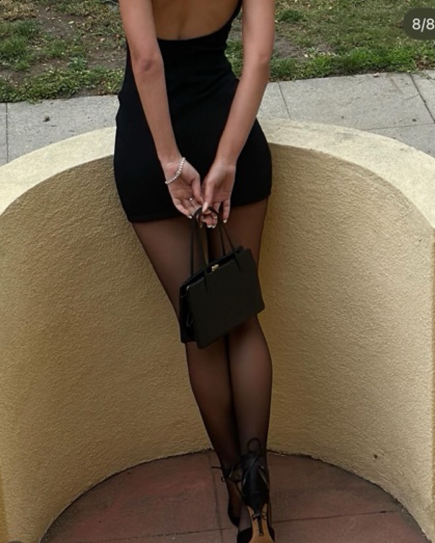 NYFW Mirror Palais Black Lady Di Dress - Image 6