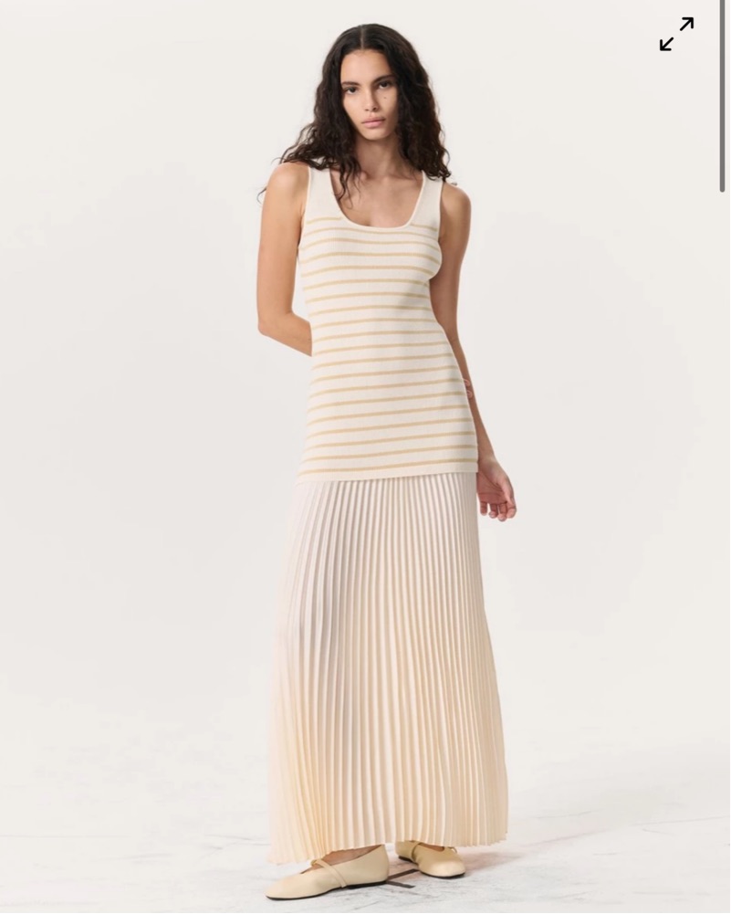 Rag & Bone Millie Striped Maxi Dress by Rag & Bone - Pickle