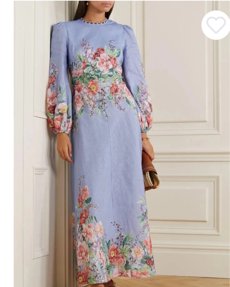 knee length dresses for ladies Floral Print "Dana" Midi Dress  Dear Monica