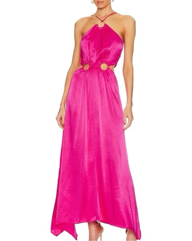 ELLIATT Visitant Maxi Dress in Hot Pink - Image 2