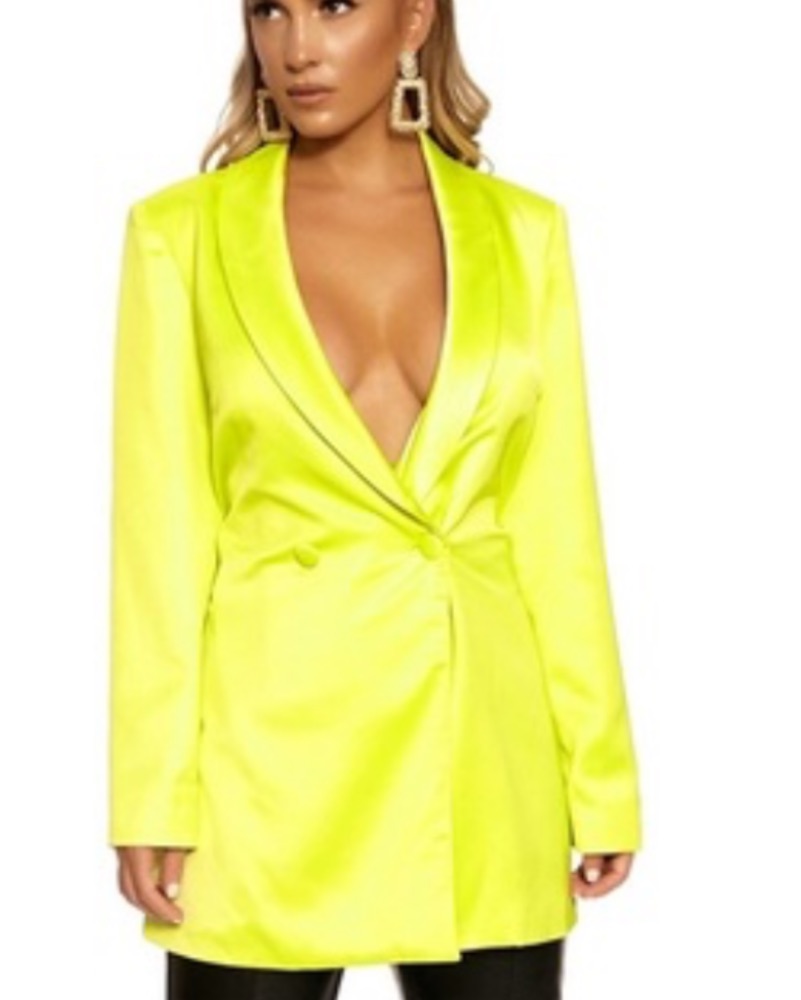 green emerald velvet dress Bougie Blazer Dress – Top Tier main image 1