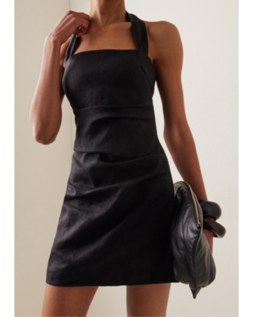 knee length dresses for ladies Azura Mini Dress | Black main image 1