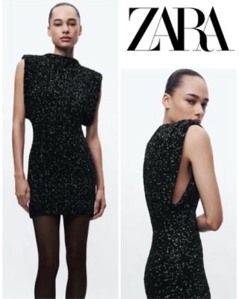 Zara Holiday Formal Mini Dress - Image 3