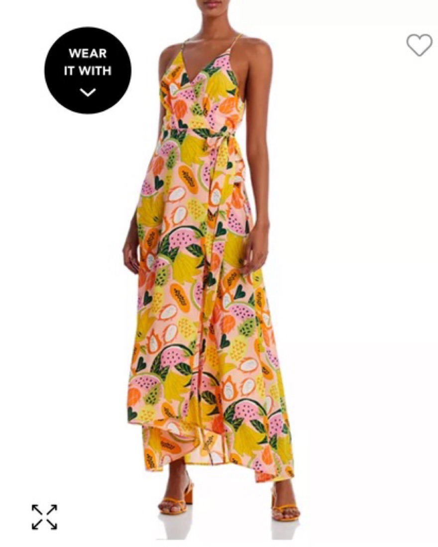 chinese dress ladies Fruit + Flower Maxi Dress-FINAL SALE – shop chartreuse