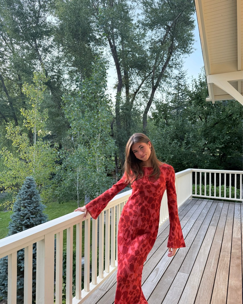 strapless open back dress Sexy Red V Neck Lace-up Open Back Long Charmeuse Prom Dress, Split main image 0