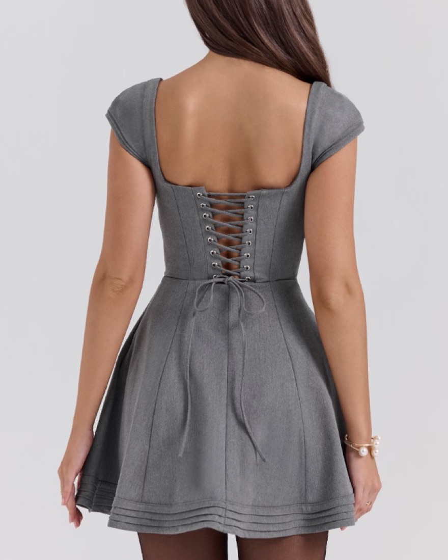 house of cb grey mini dress House of CB White Tulle Mini Dress, Clothing - BOPF