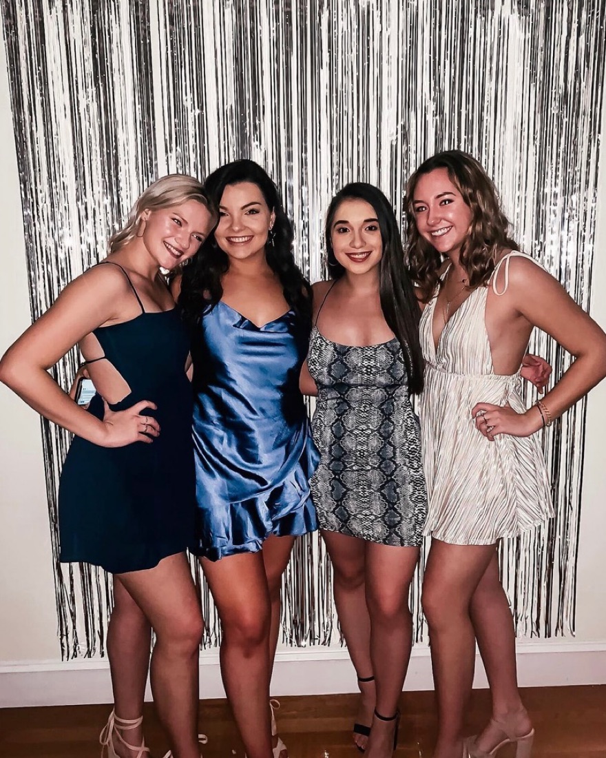 Princess Polly Blue Satin Romper - Image 2