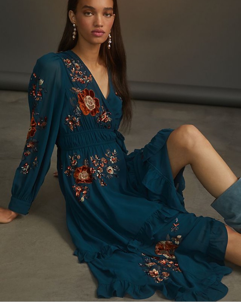 Sold Out Anthropologie Wrap Dress - Image 2