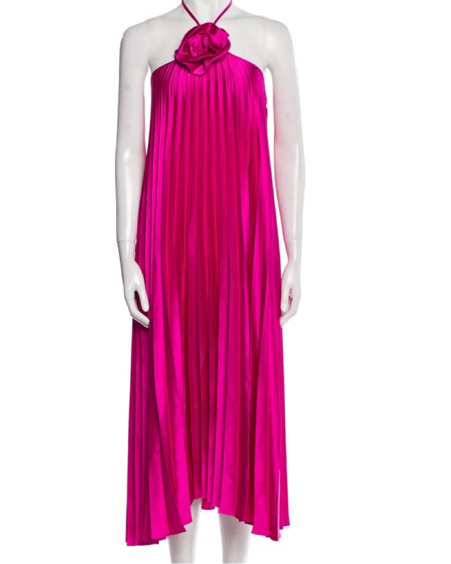 Delfi Collective Pink Pleated Dress  - Image 5