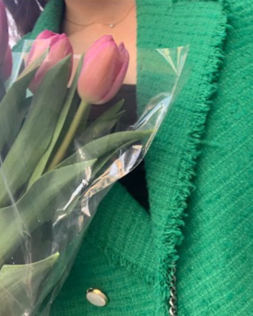 green tweed blazer 💚 - Image 3