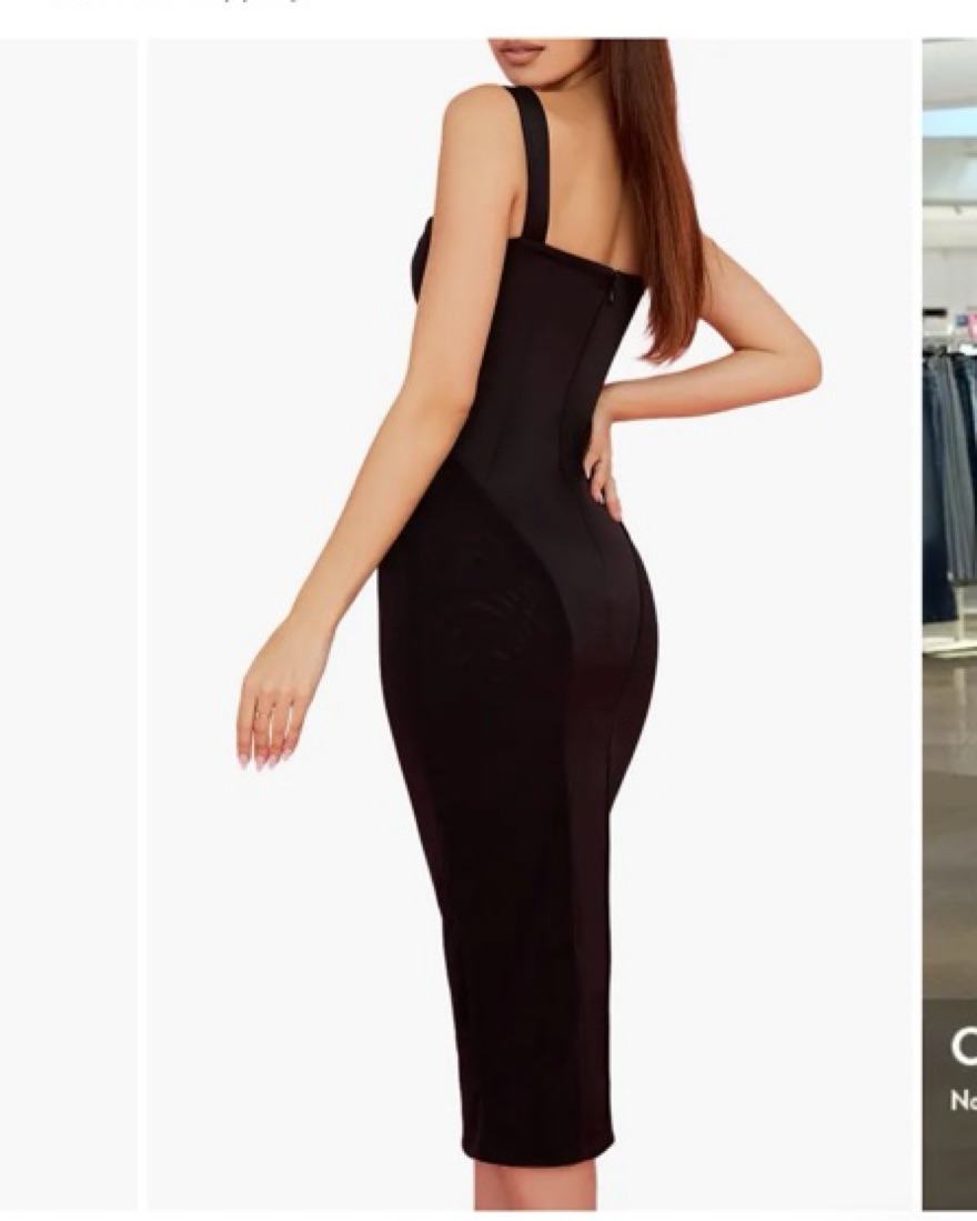 House Of CB Arielle Coset Midi Dress by House of CB - Pickle