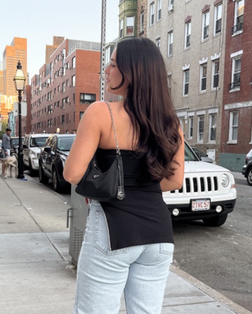 Zara Double Zip Tube Top - Image 1