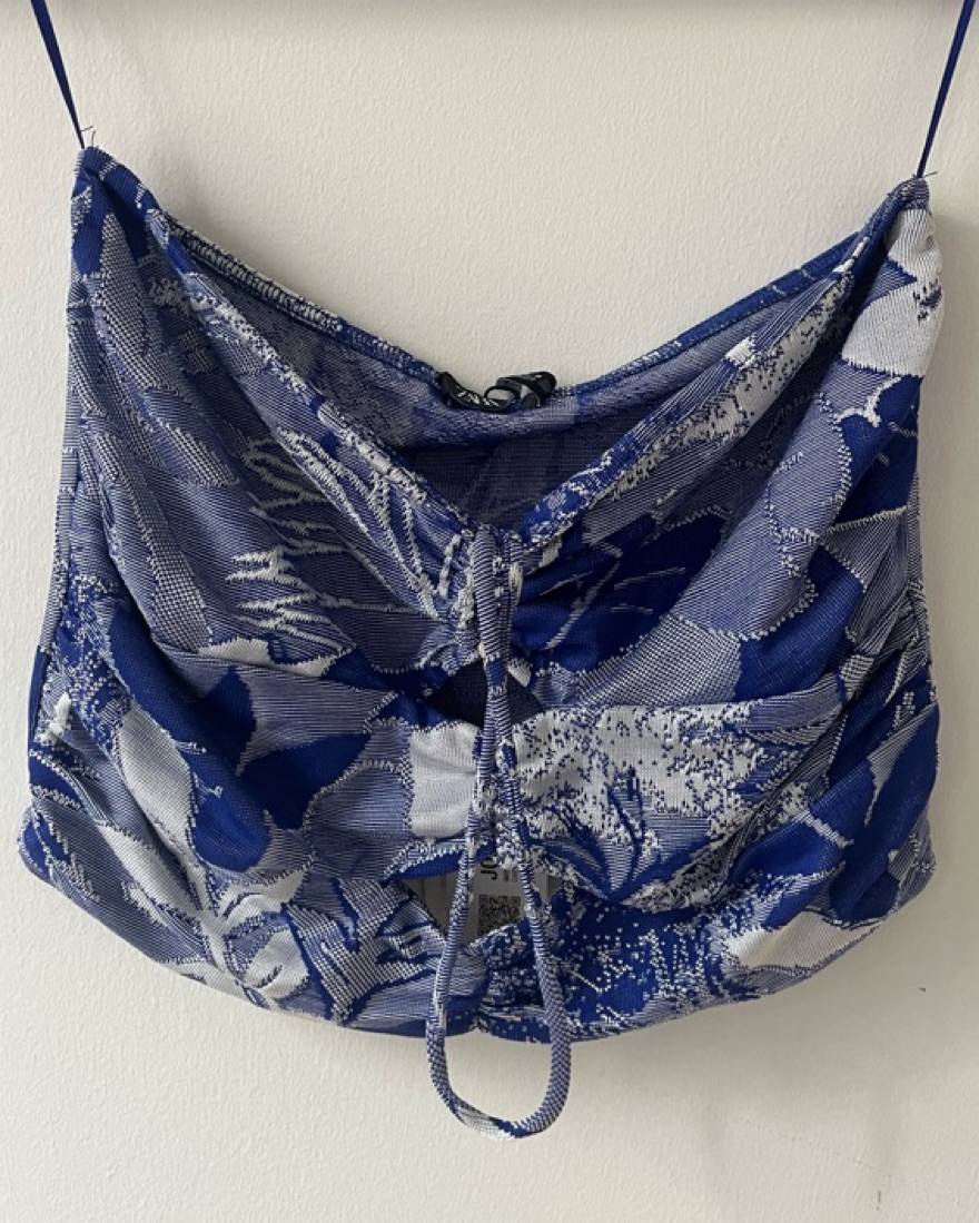 Zara Strapless Patternd Top  - Image 3