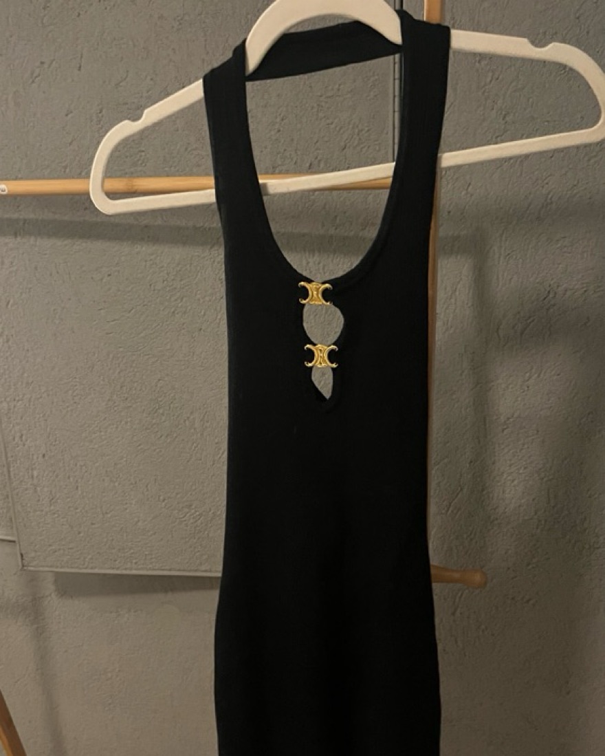 Celine Halterneck Mini Dress - Image 1