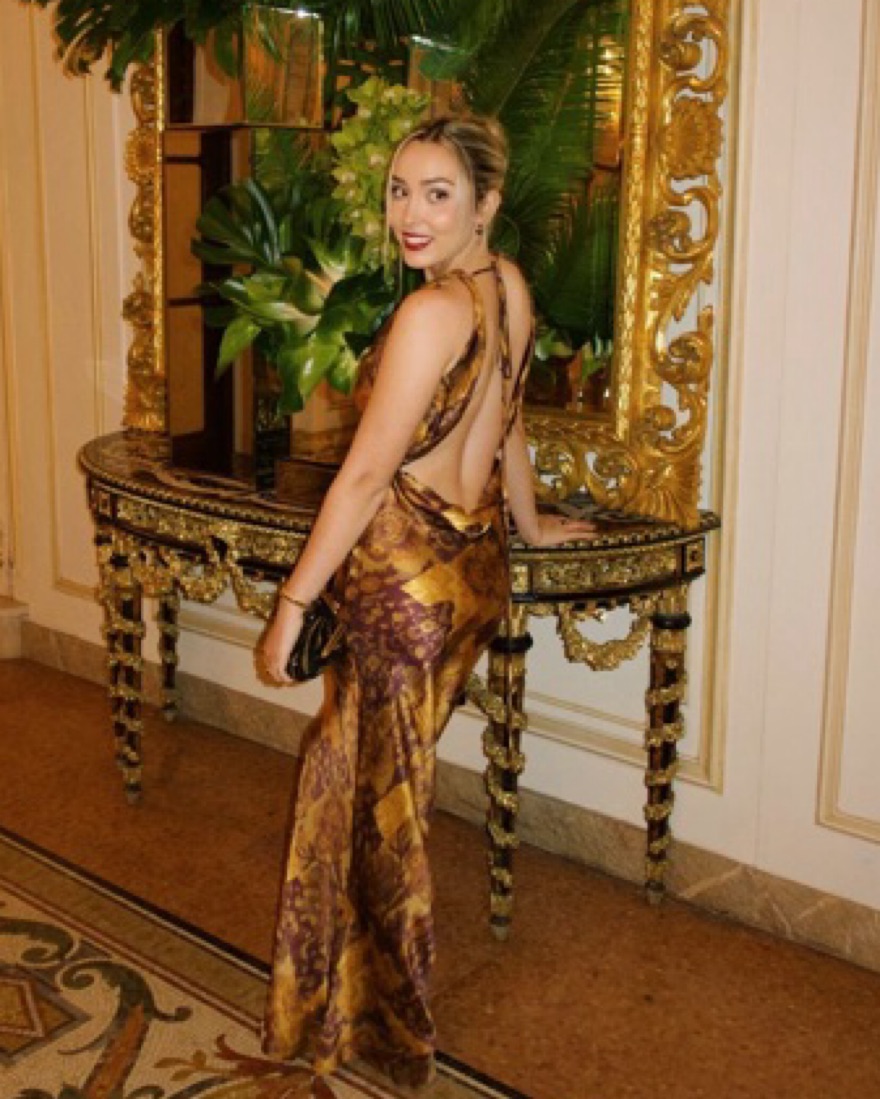 green emerald velvet dress Mirror Palais main image 0