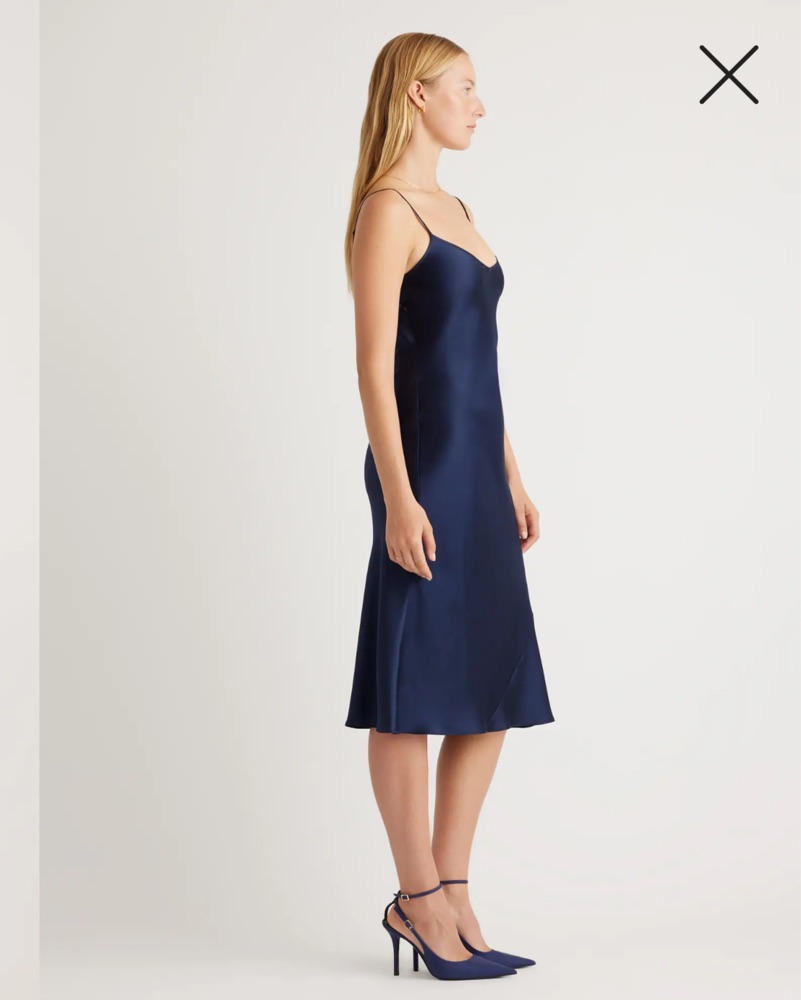 knee length dresses for ladies Quince Organic Cotton Eyelet Smocked Midi Dress