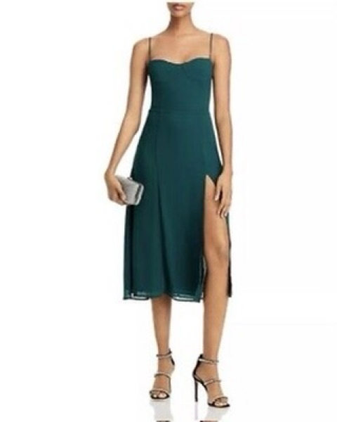 Aqua Midi Dress - Image 2