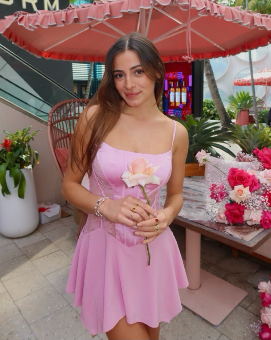 strapless open back dress Oh Polly Dulce Embellished Strapless Ruffle Maxi Dress in Soft Pink main image 0