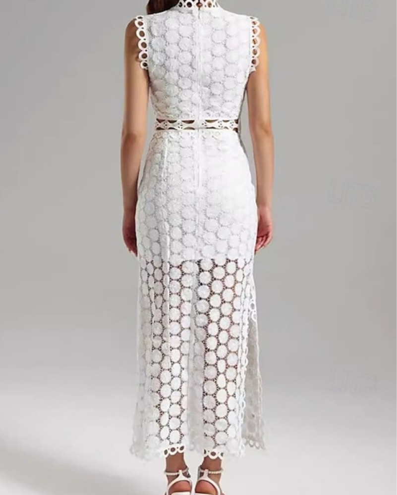 dress lace up sides Square Neck Satin Prom Dress with Lace-Up Back & Slit