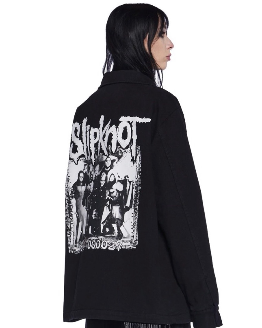 Dolls Kill X Slipknot Trucker Jacket - Image 1