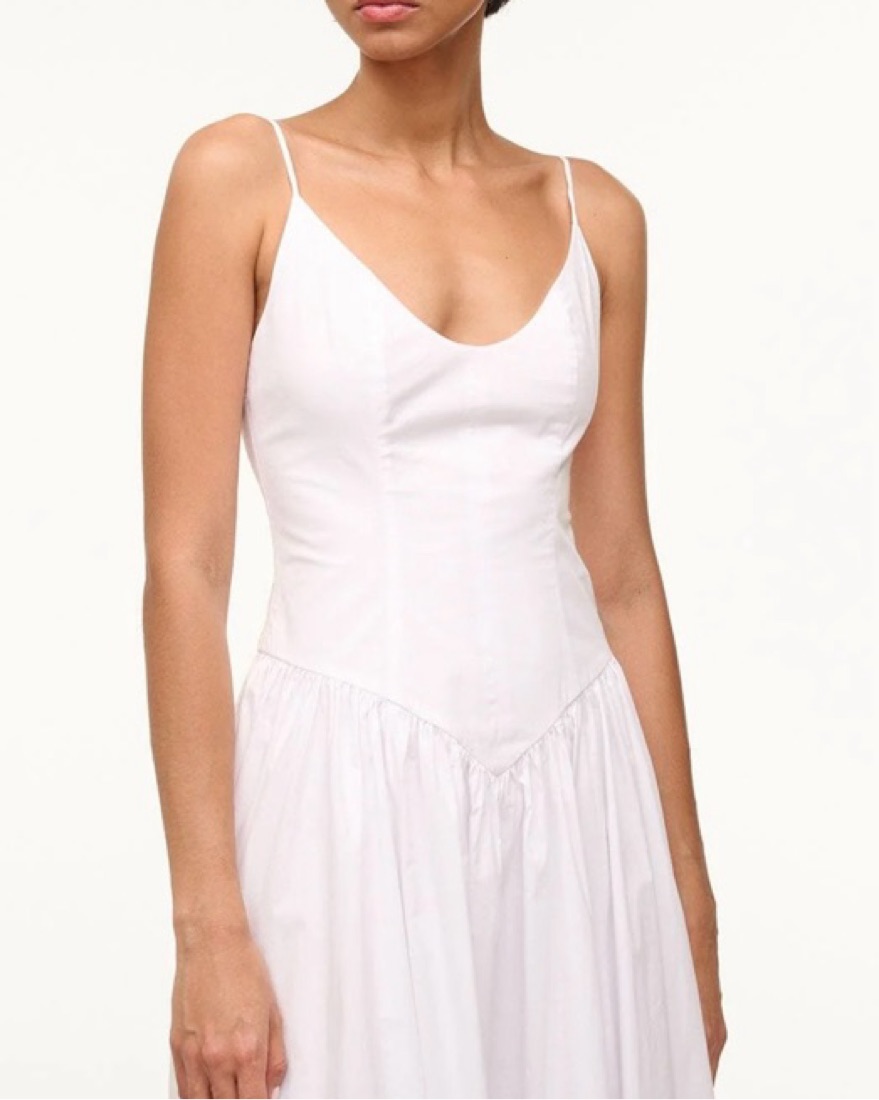 Staud DENA DRESS WHITE by Staud