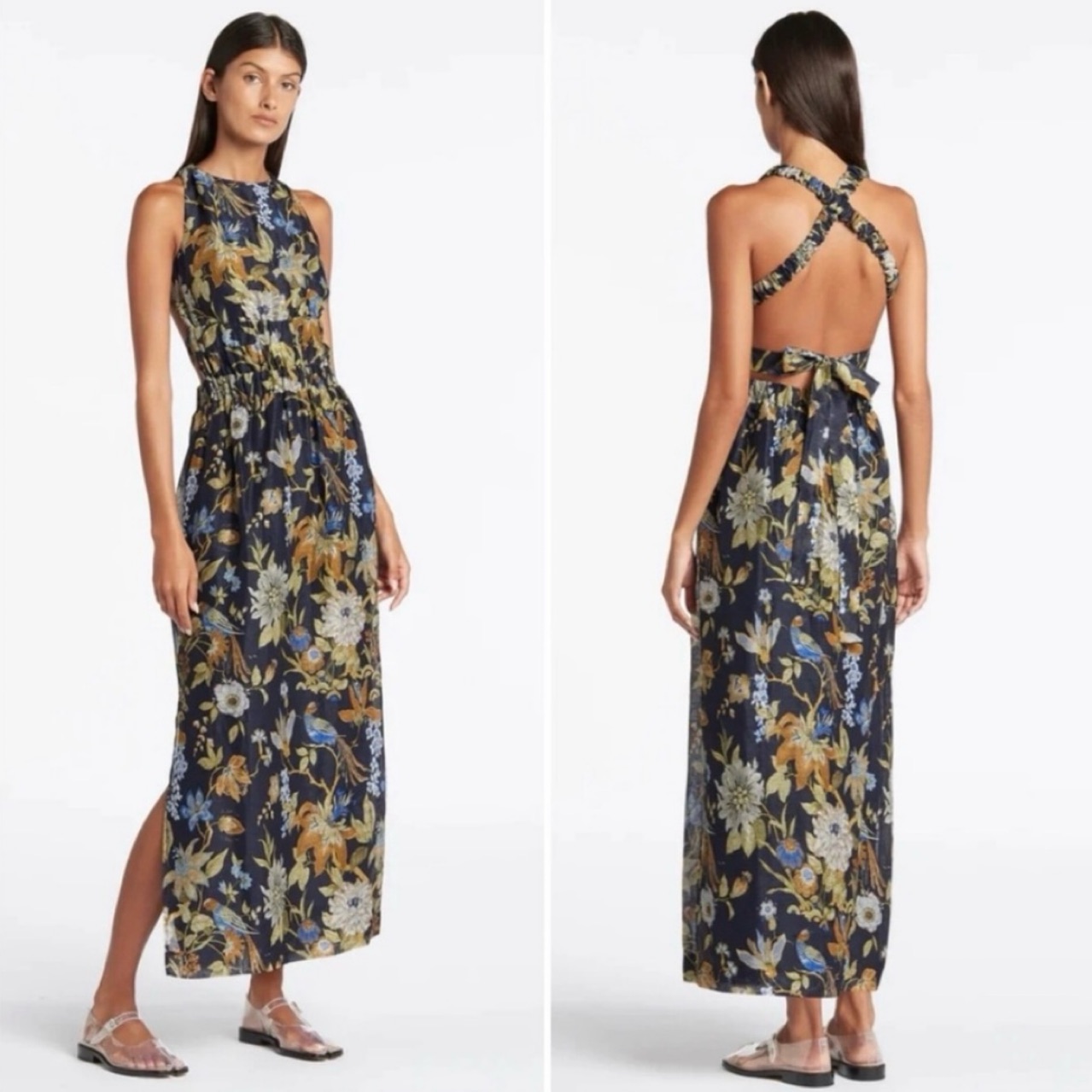Sir The Label Blue Floral Maxi Dress - Image 1