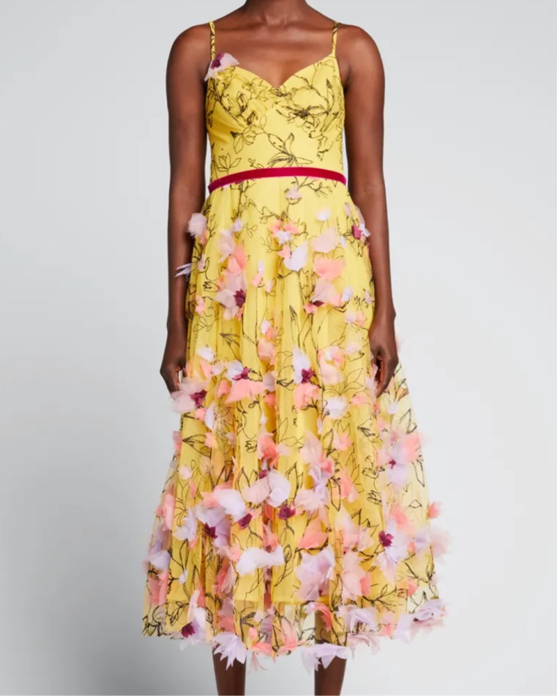 $795 MARCHESA NOTTE Gown by Marchesa Notte - Pickle