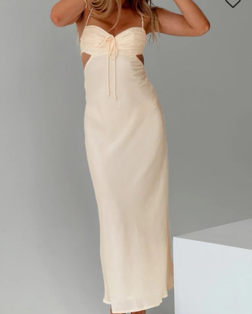 sachin and babi light blue dress Princess Polly Limosina Halter Satin Gown main image 1