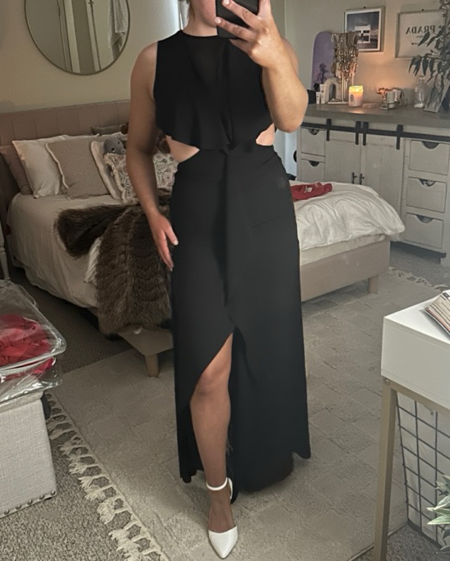 Chic Black Maxi Dress by BCBGMAXAZRIA - Pickle