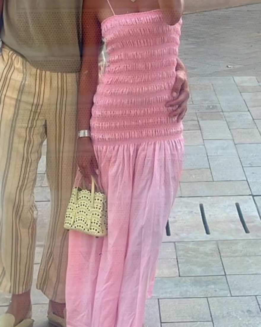 Pink Smocked Maxi Dress - Image 5