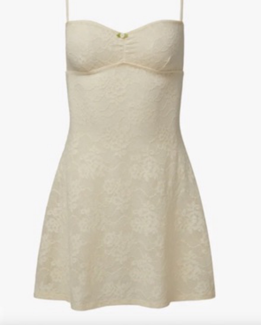 chinese dress ladies Halter Lace Mini Dress – WeWoreWhat main image 0