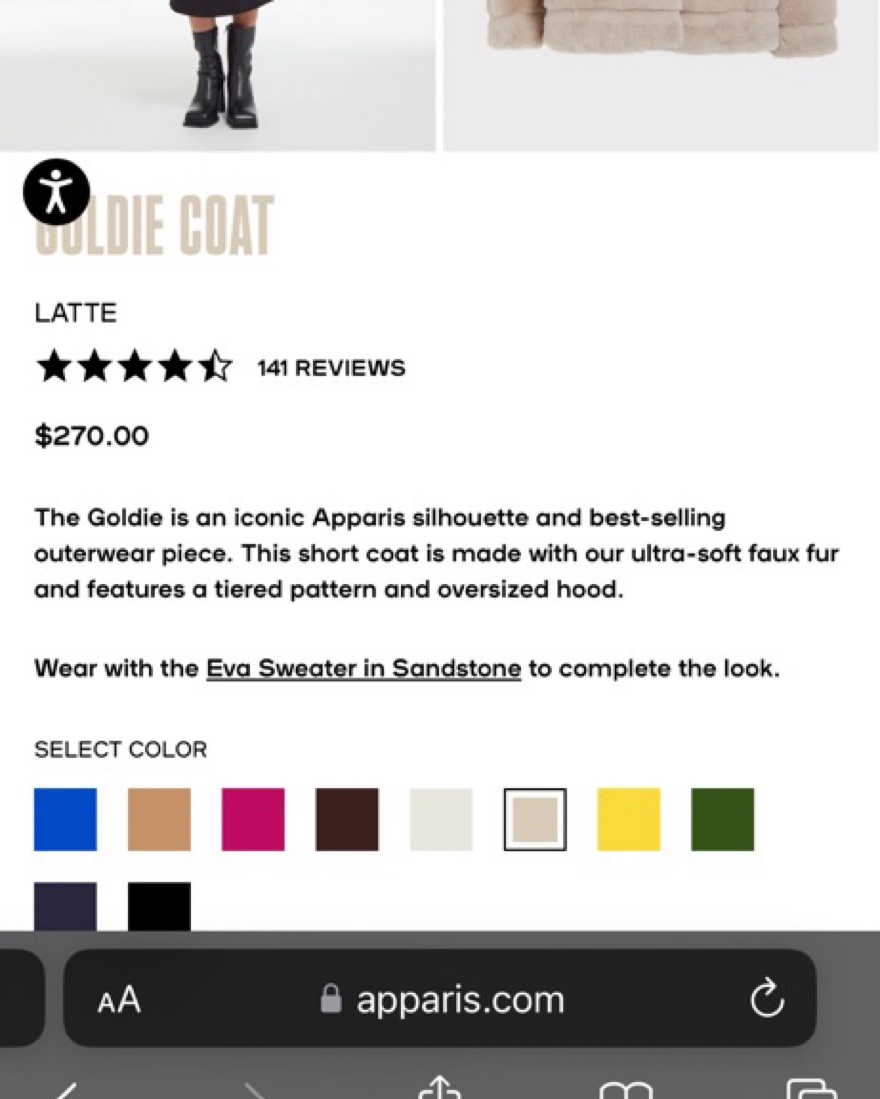 Faux Fur Coat - Image 4