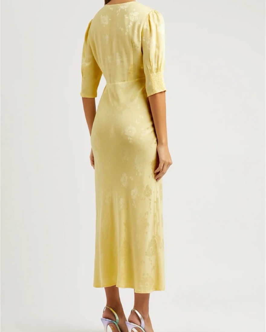 Rixo Zadie Yellow Dress by Rixo - Pickle