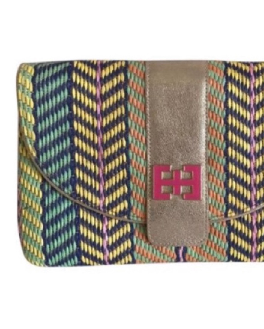 Elaine Turner Rio Woven Clutch - Image 1