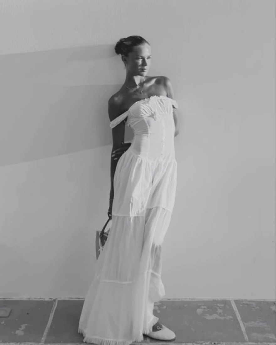 knee length dresses for ladies Christabelle Ruffle Maxi Dress