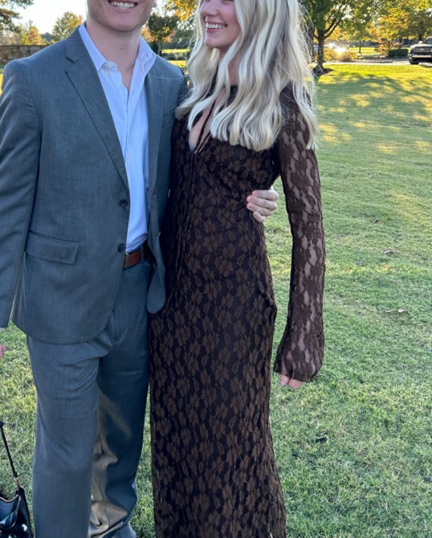 Zara Long Lace Dress by Zara - Pickle