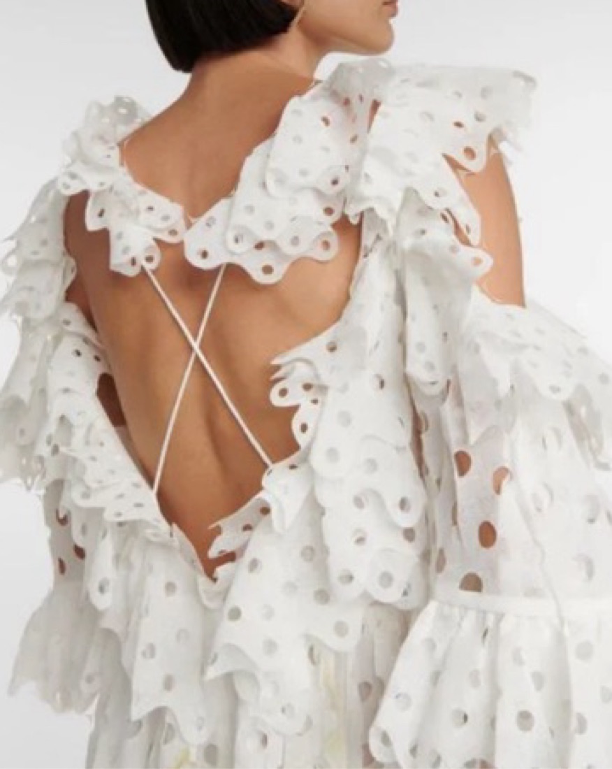 Zimmermann Prima Laser Cut Gown by Zimmermann - Pickle