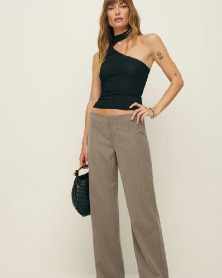 Reformation Black Sophie Knit Top - Image 1