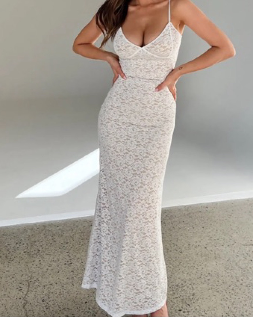Tiger Mist Julianna Lace Dress by Tigermist - Pickle