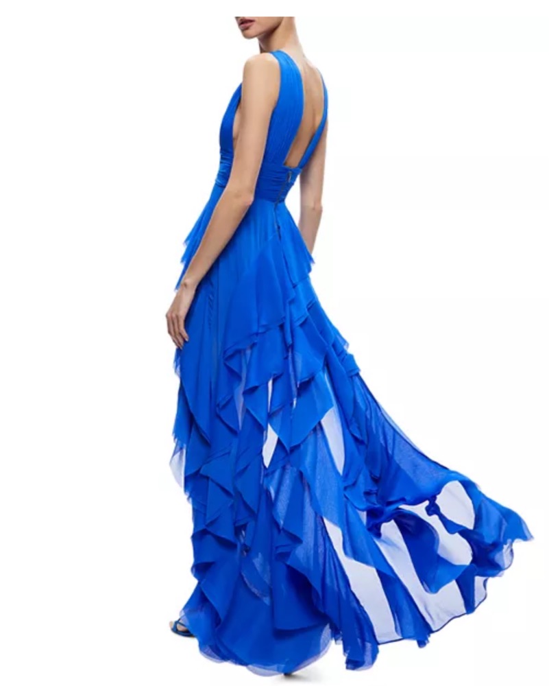Alice + Olivia Blue Gown by Alice & Olivia - Pickle