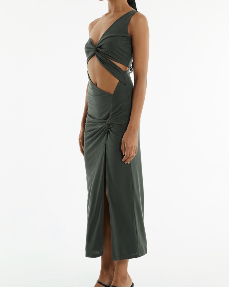 Third Form Dress by Third Form - Pickle