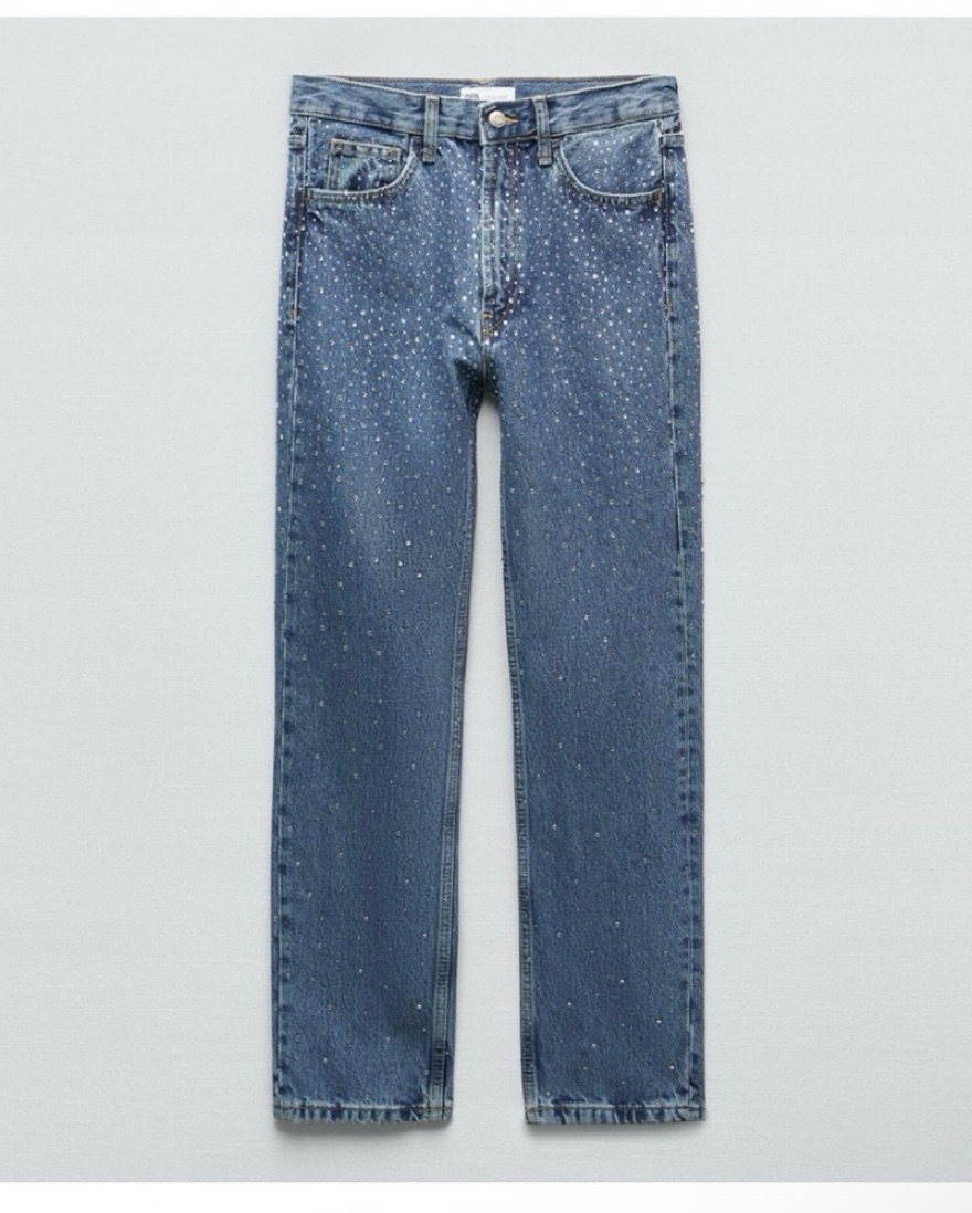 Zara Rhinestone Denim  - Image 5