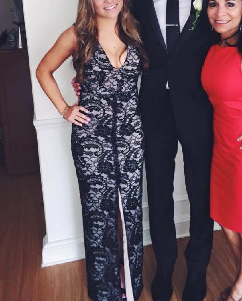 black work dress plus size Plus size Black wrap dress main image 1
