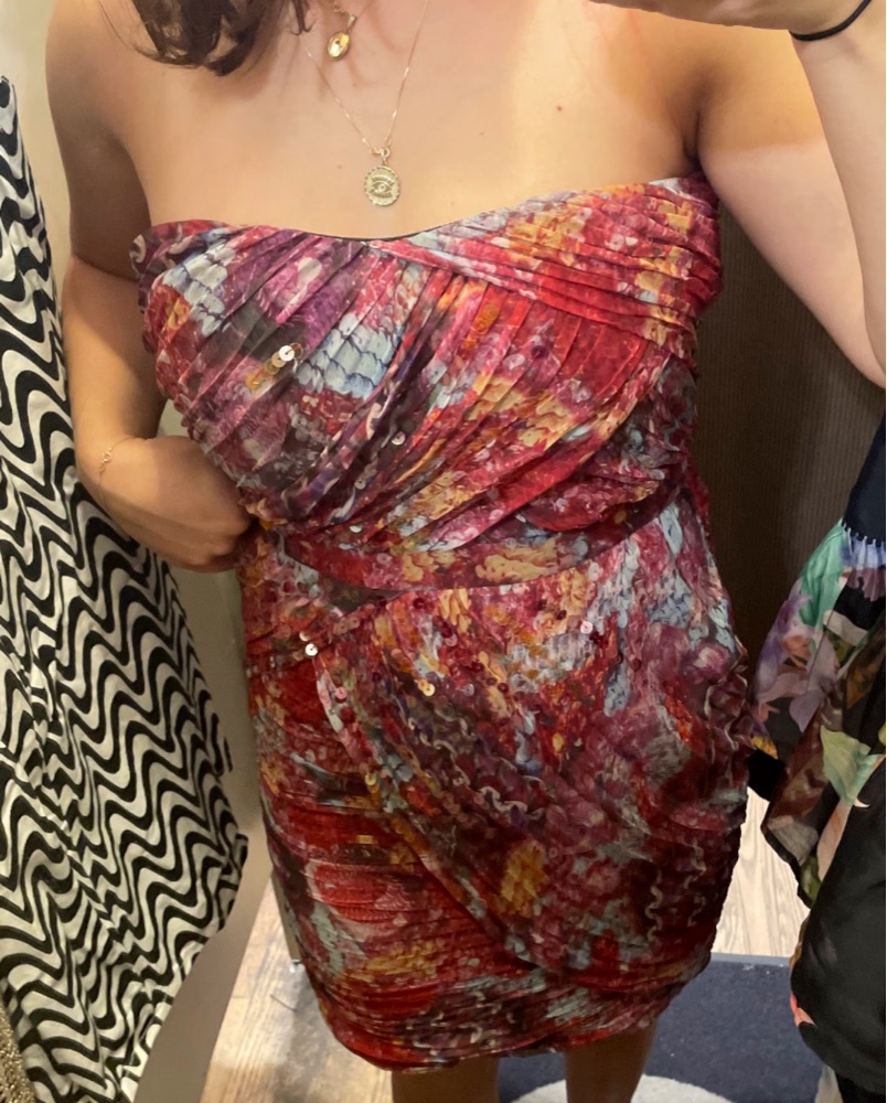 Dianne Von Furstenberg Strapless Dress - Image 2