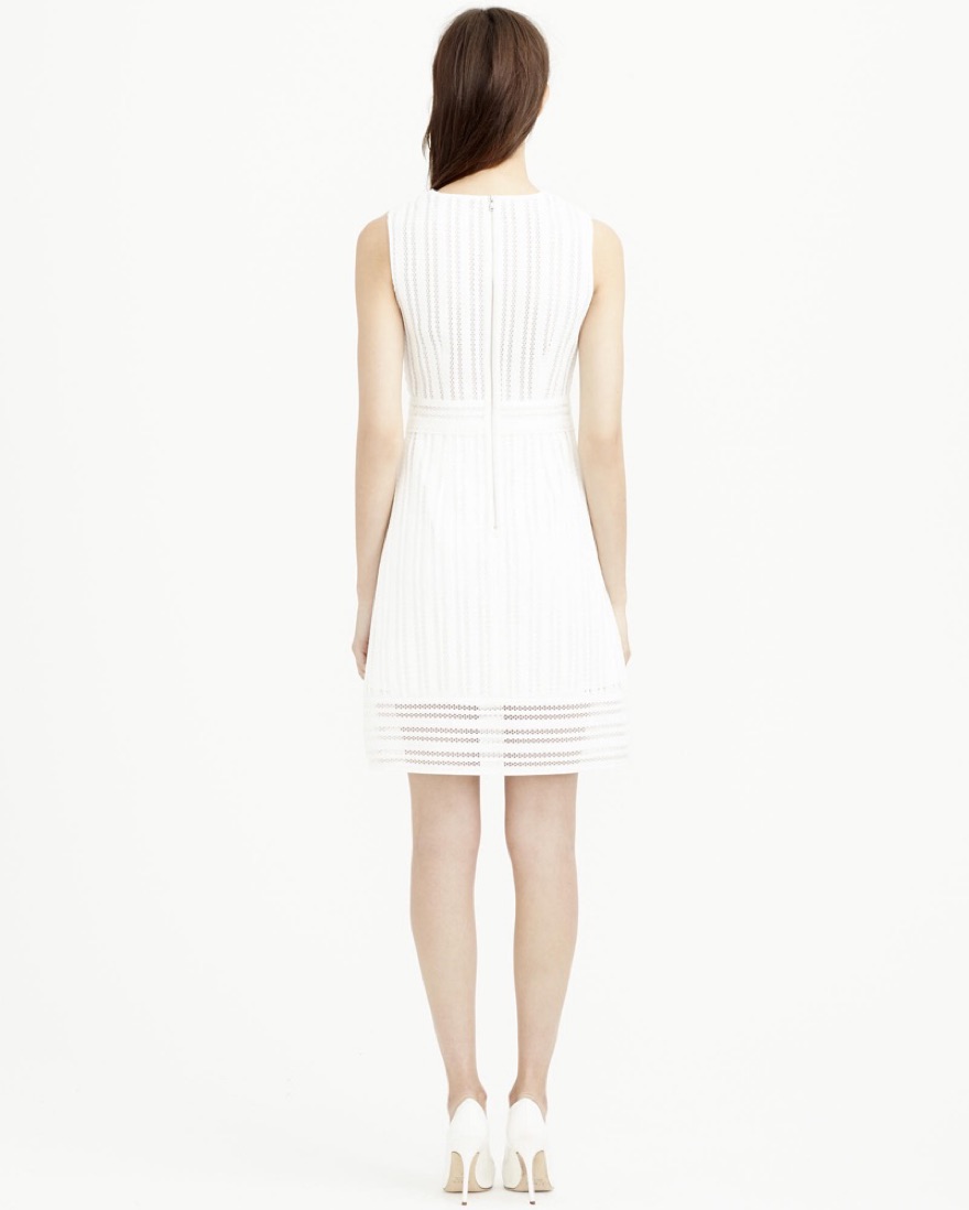 J.Crew White Eyelet Dress - Image 5