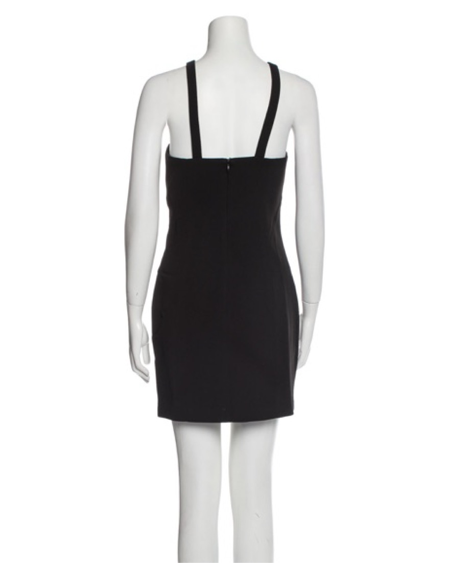 Misha Collection Black Halterneck Dress - Image 2