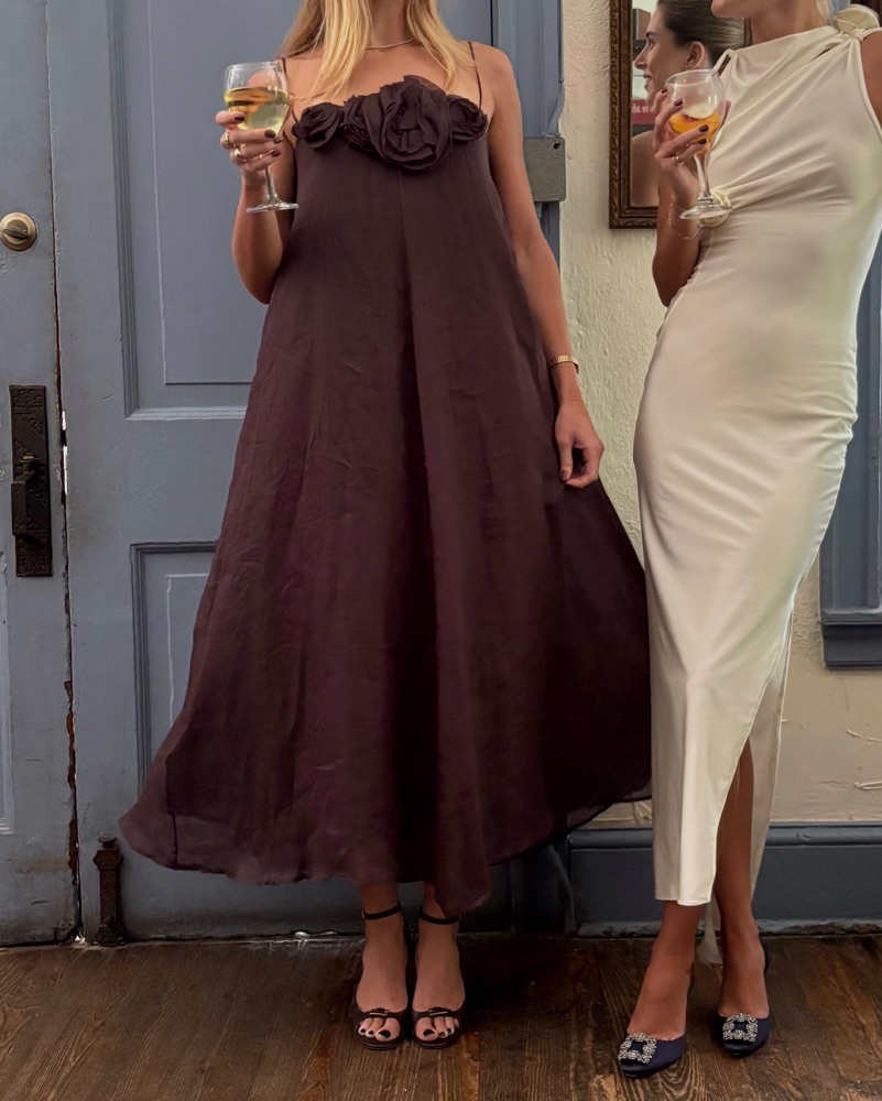 sachin and babi light blue dress Looking for/buying Massimo Dutti midi dress with neck tie : r/findfashion main image 0